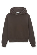 Load image into Gallery viewer, Heart Fleece Pullover Hoodie in Cafe

