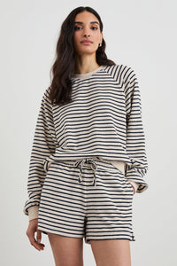 Teddy Short in Sailor Stripe Terry Towel
