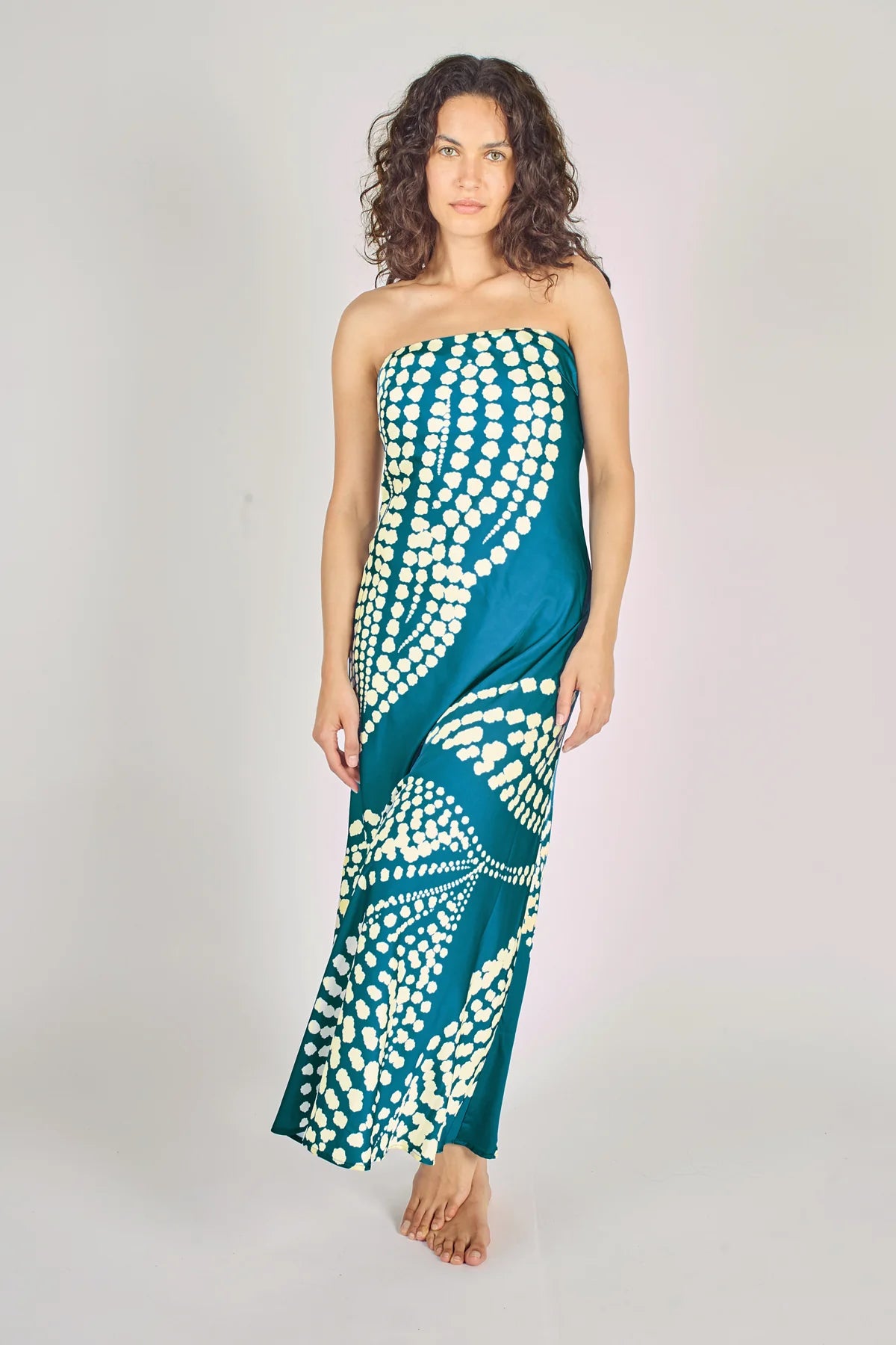 Jessica Dress in Blue Odes Revisited