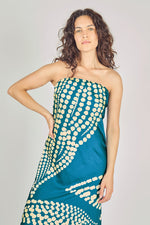 Load image into Gallery viewer, Jessica Dress in Blue Odes Revisited
