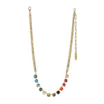 Load image into Gallery viewer, Mini Oakland Necklace in Antique Gold Rainbow
