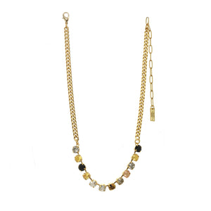 Mini Oakland Necklace in Mixed Metallics