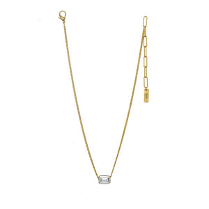 Rubin Necklace in Clear