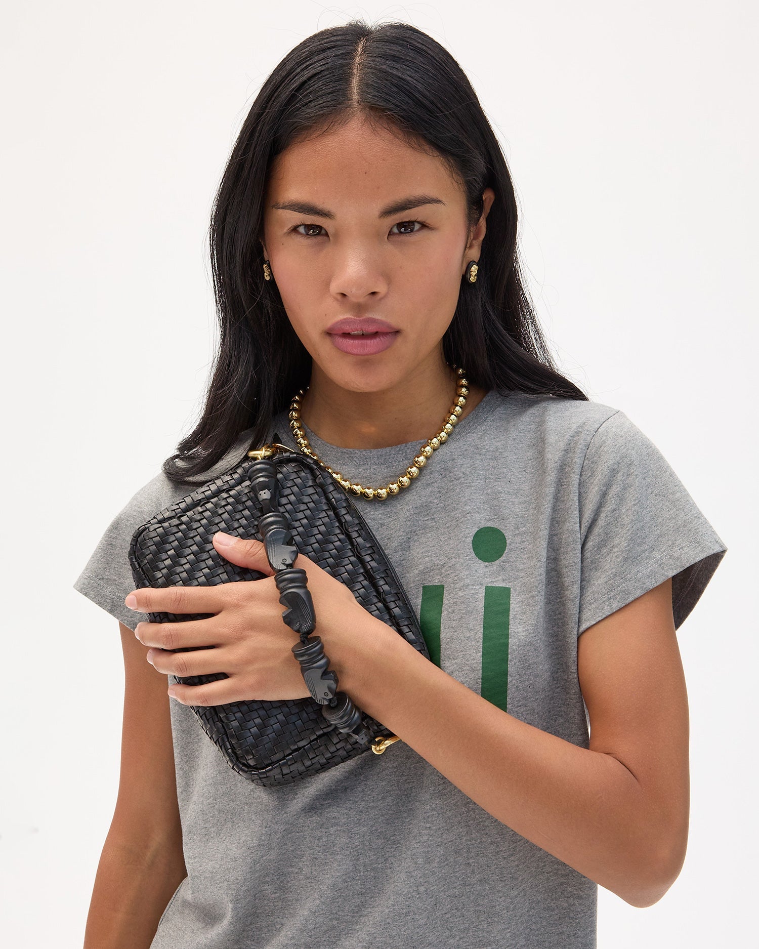 Top Handle Strap in Black Knights