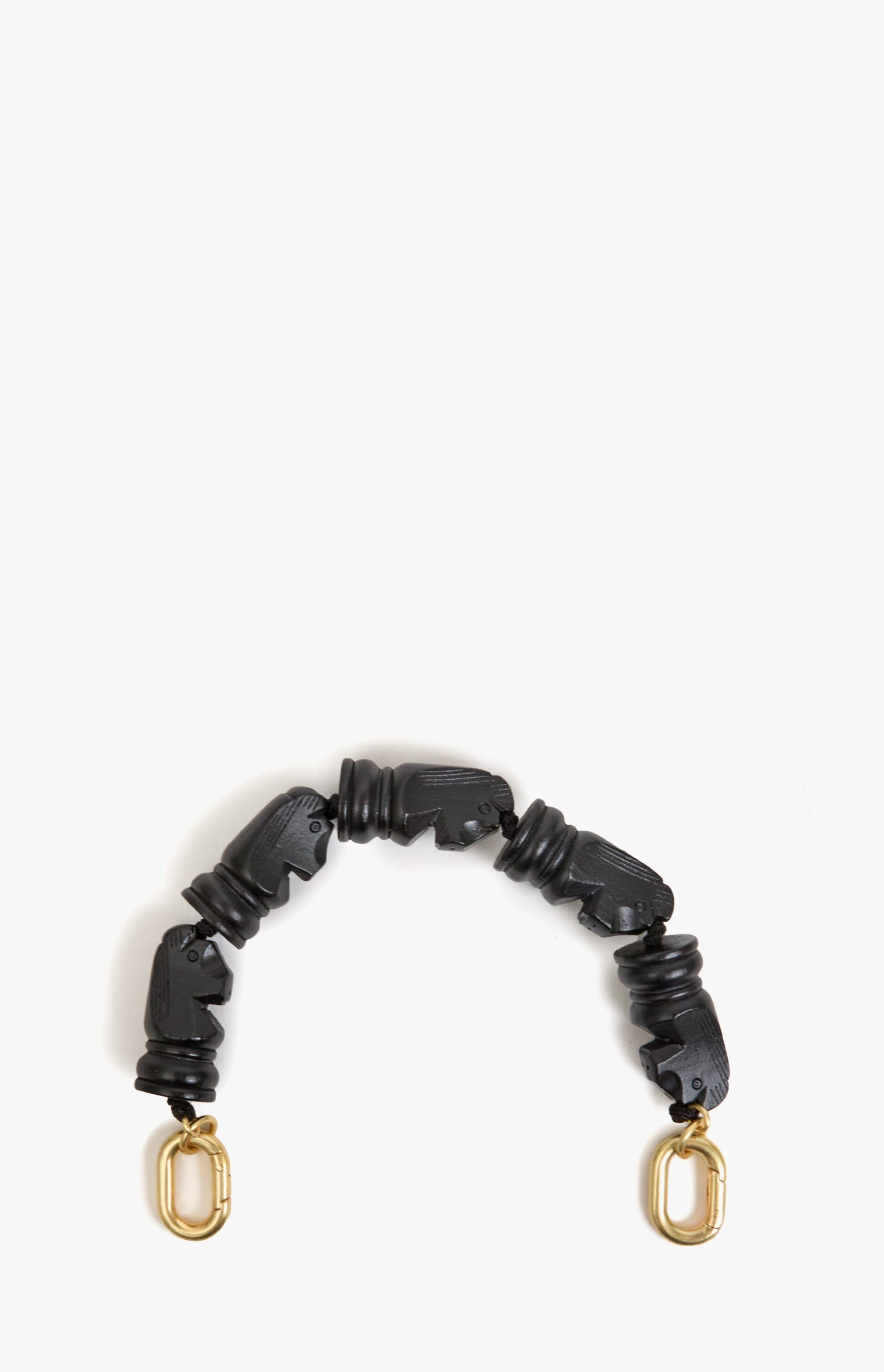 Top Handle Strap in Black Knights