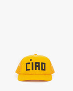 Load image into Gallery viewer, Ciao Trucker Hat in Marigold
