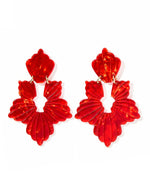 Load image into Gallery viewer, Michelle Earrings in Pearlized Red
