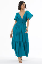 Load image into Gallery viewer, Mara Dress in Verdigris
