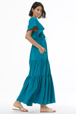 Load image into Gallery viewer, Mara Dress in Verdigris
