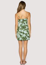 Load image into Gallery viewer, Petal Grove Mini Dress in Green Multi
