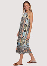 Load image into Gallery viewer, Oracle Dress in Black Midi Dress
