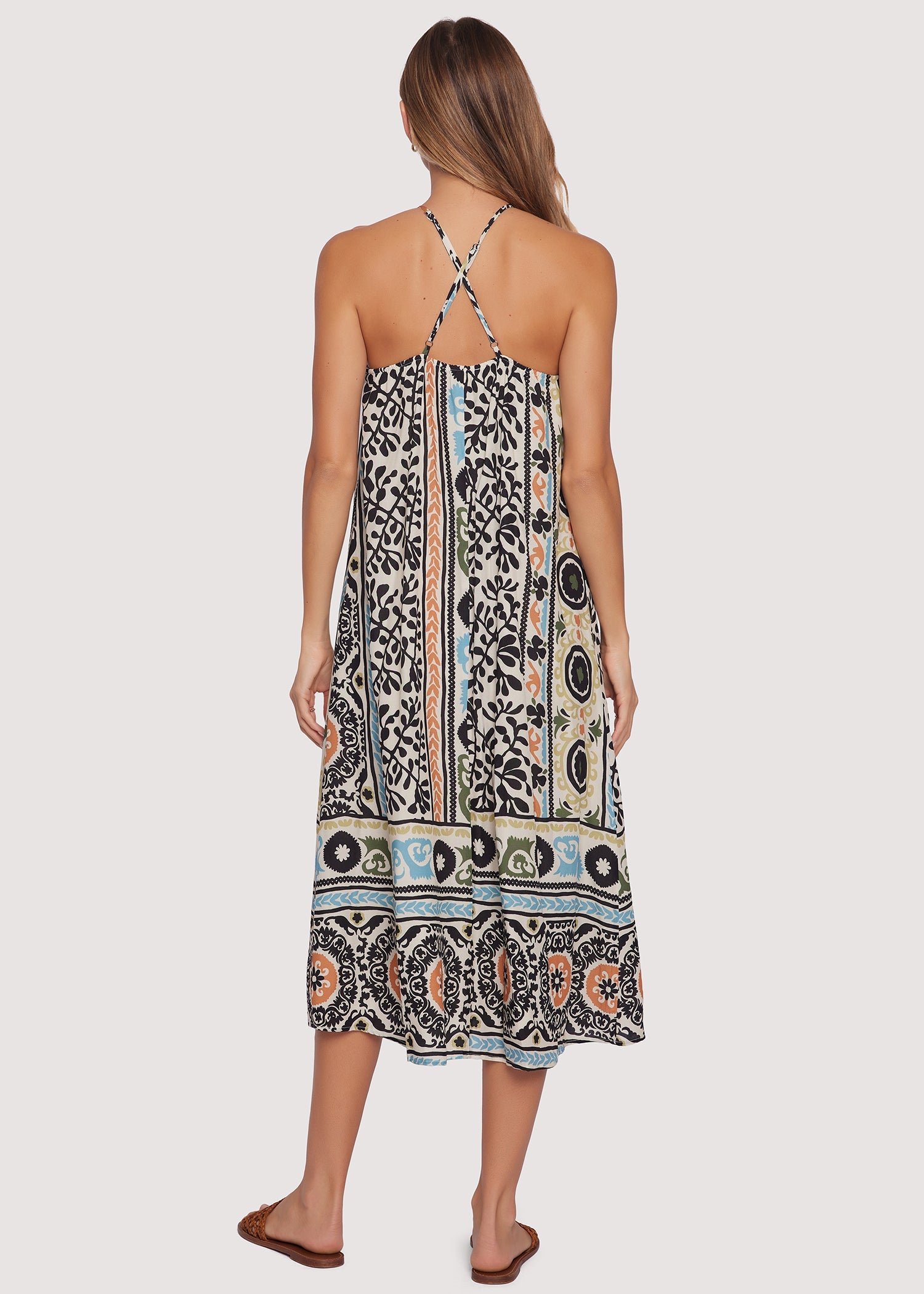 Oracle Dress in Black Midi Dress