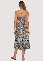 Load image into Gallery viewer, Oracle Dress in Black Midi Dress
