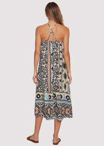 Oracle Dress in Black Midi Dress