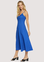 Load image into Gallery viewer, Coastal Tide Midi Dress in Royal Blue
