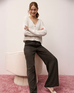 Load image into Gallery viewer, Lounge Denim Pant in Soft Chocolate
