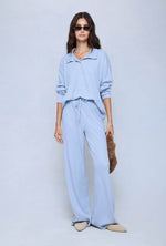 Load image into Gallery viewer, Waffle Thermal Henley Set In Alpine
