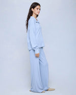 Load image into Gallery viewer, Waffle Thermal Henley Set In Alpine

