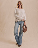 Load image into Gallery viewer, Haven Tweedy Crew Sweater in Pale Oak
