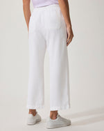 Load image into Gallery viewer, Angie Crop Wide Leg Pant in White
