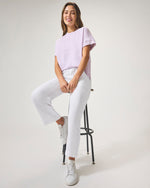 Load image into Gallery viewer, Angie Crop Wide Leg Pant in White
