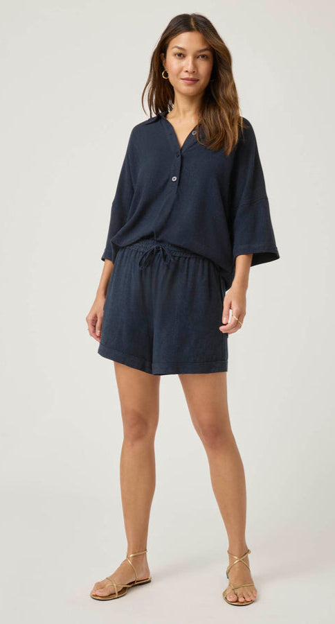 Coastal Short in Navy
