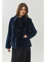 Load image into Gallery viewer, Janet Coat in Navy
