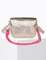 Load image into Gallery viewer, West Lamb Leather Bag in Gold
