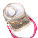 Load image into Gallery viewer, West Lamb Leather Bag in Gold
