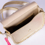 Load image into Gallery viewer, West Lamb Leather Bag in Gold
