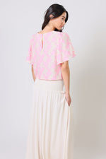 Load image into Gallery viewer, Rene Blouse in Cream Pink
