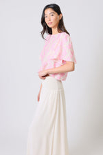 Load image into Gallery viewer, Rene Blouse in Cream Pink
