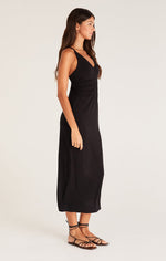 Load image into Gallery viewer, Positano Midi Dress in Black
