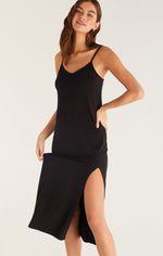 Load image into Gallery viewer, Cora Midi Dress in Black
