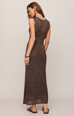 Load image into Gallery viewer, Claremont Midi Dress in Cocoa Latte
