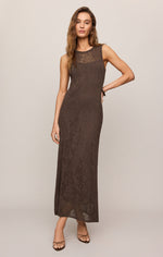 Load image into Gallery viewer, Claremont Midi Dress in Cocoa Latte
