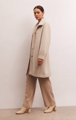 Load image into Gallery viewer, Connor Mohair Knit Coat in Whisper White
