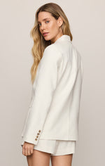 Load image into Gallery viewer, Evan Linen Blazer in Cloud
