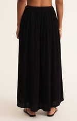 Load image into Gallery viewer, Reina Airy Skirt in Black
