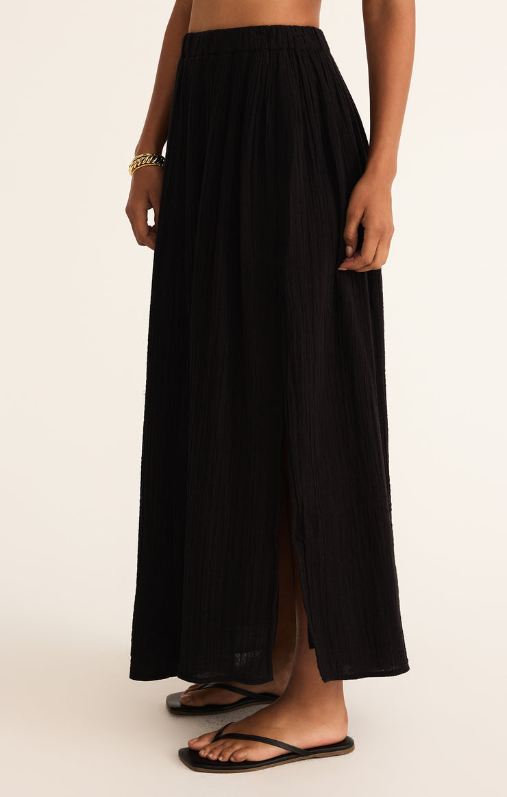 Reina Airy Skirt in Black