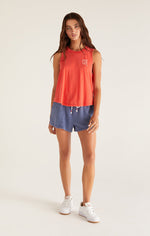 Load image into Gallery viewer, Kayla USA Tank in Poppy
