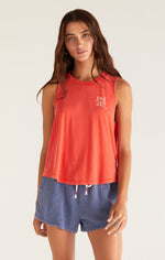 Load image into Gallery viewer, Kayla USA Tank in Poppy
