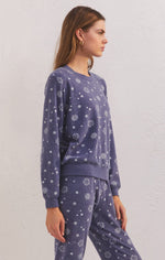 Load image into Gallery viewer, Skyline Snow Long Sleeve Top in Deep Blue
