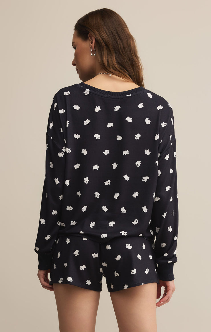 Regan Ghost Top in Black Sand