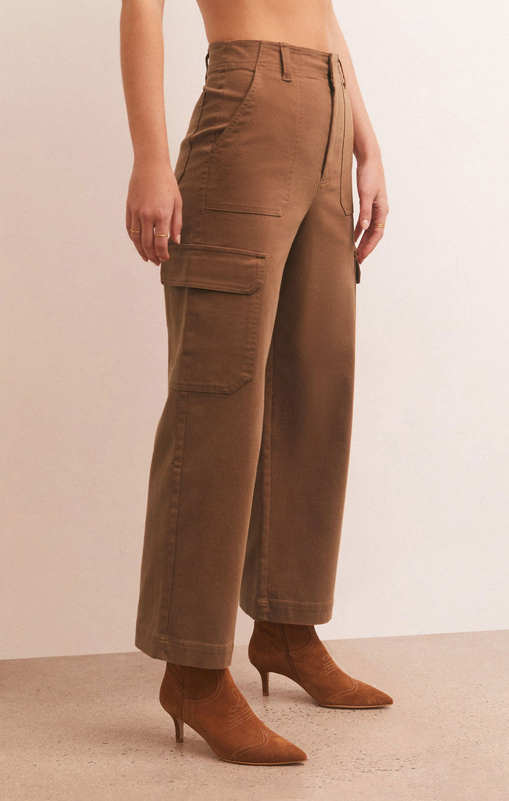Noah Cargo Pant in Chestnut