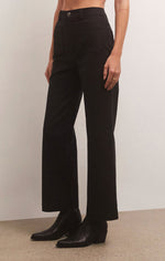 Load image into Gallery viewer, Esder Twill Pant in Black
