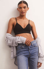 Load image into Gallery viewer, Kendra So Smooth Bralette in Black
