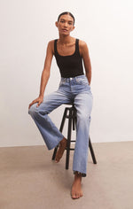 Load image into Gallery viewer, Alana So Smooth Tank Bodysuit in Black
