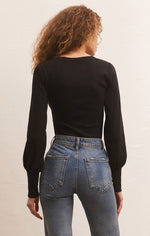 Load image into Gallery viewer, Rylen Long Sleeve Top in Black
