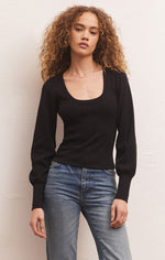 Load image into Gallery viewer, Rylen Long Sleeve Top in Black
